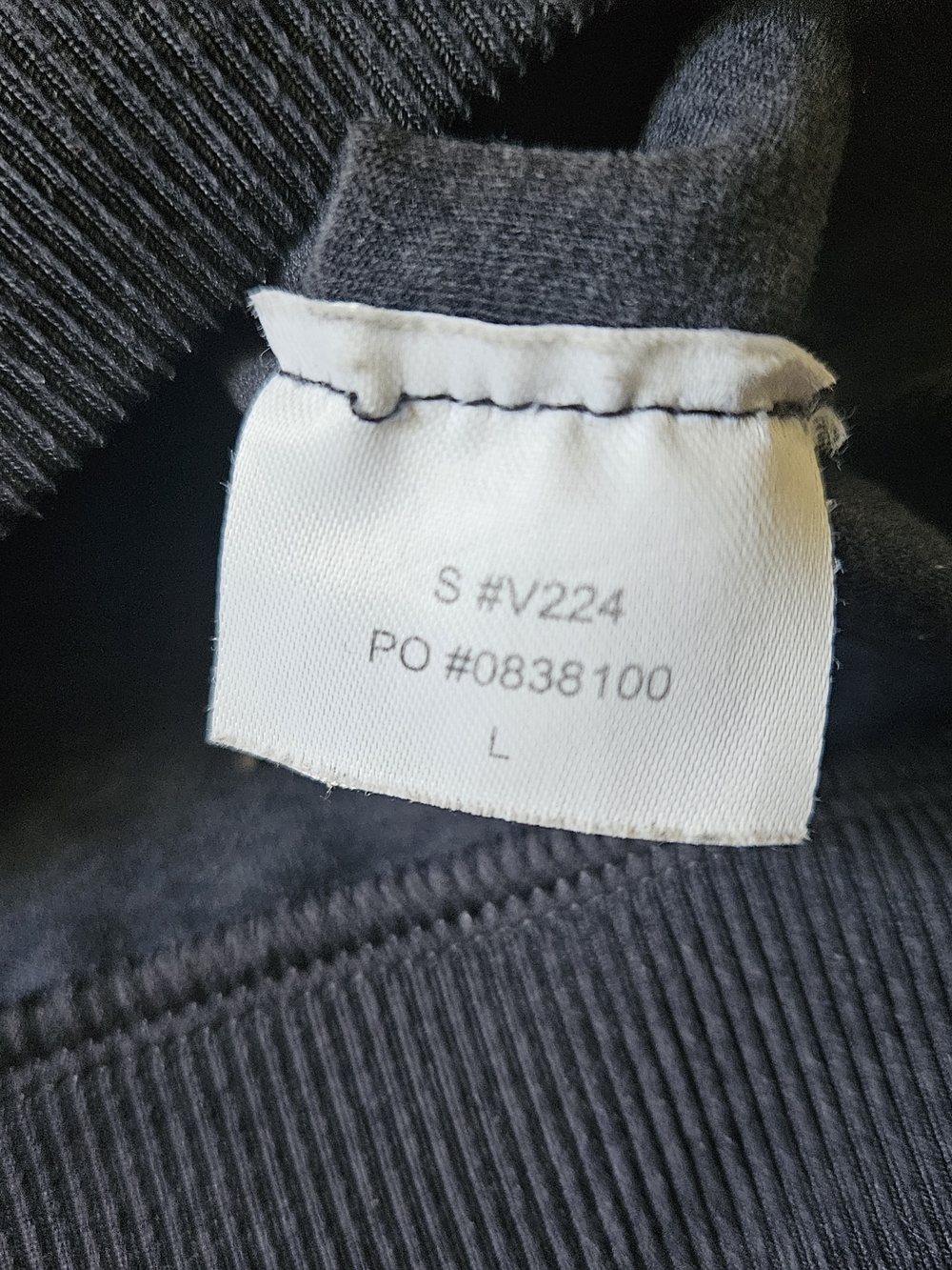 Vuori Men's Heather Navy Blue Ponto Performance Crewneck Sweatshirt Large - Picture 3 of 6